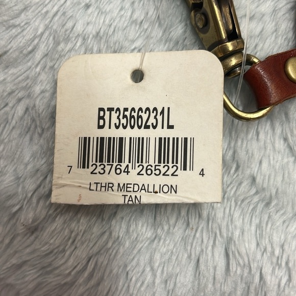 NWT Fossil Leather Medallion Belt - Picture 4 of 8